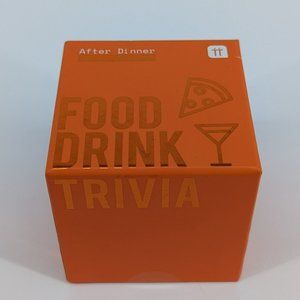 Talking Tables After Dinner Food & Drink Trivia Square Orange Box 120 Questions